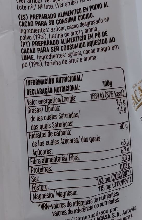 Bolsa Cacao a la Taza