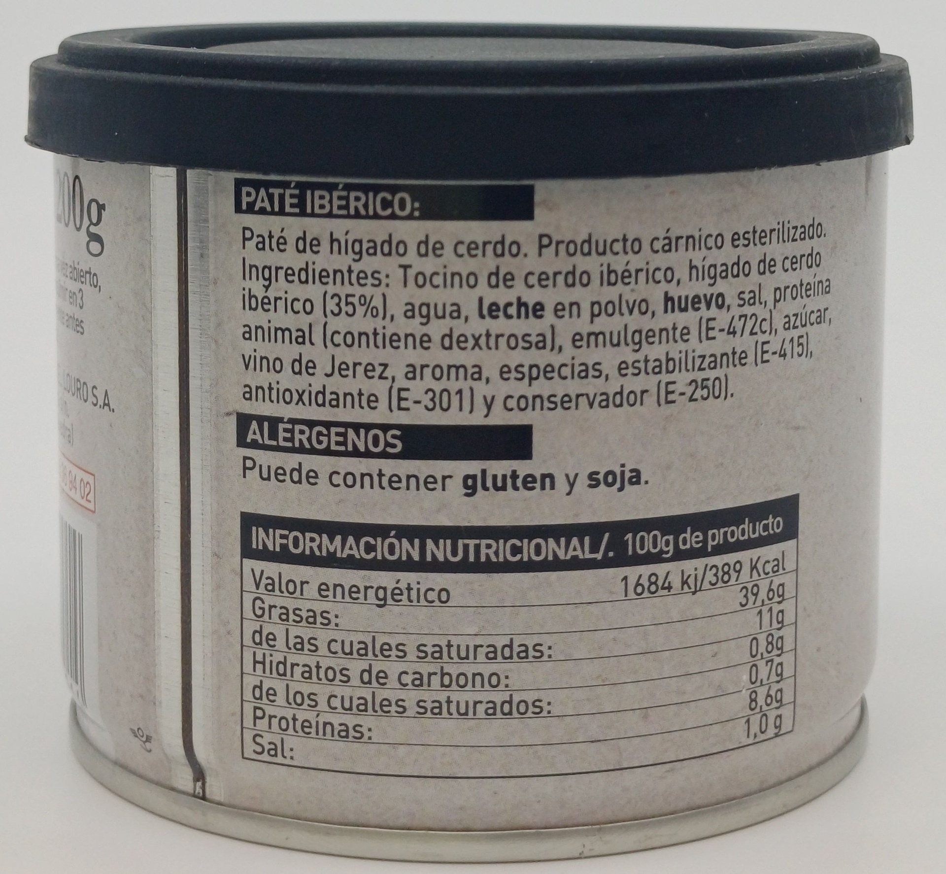 Lata Pate Iberico 200g COREN