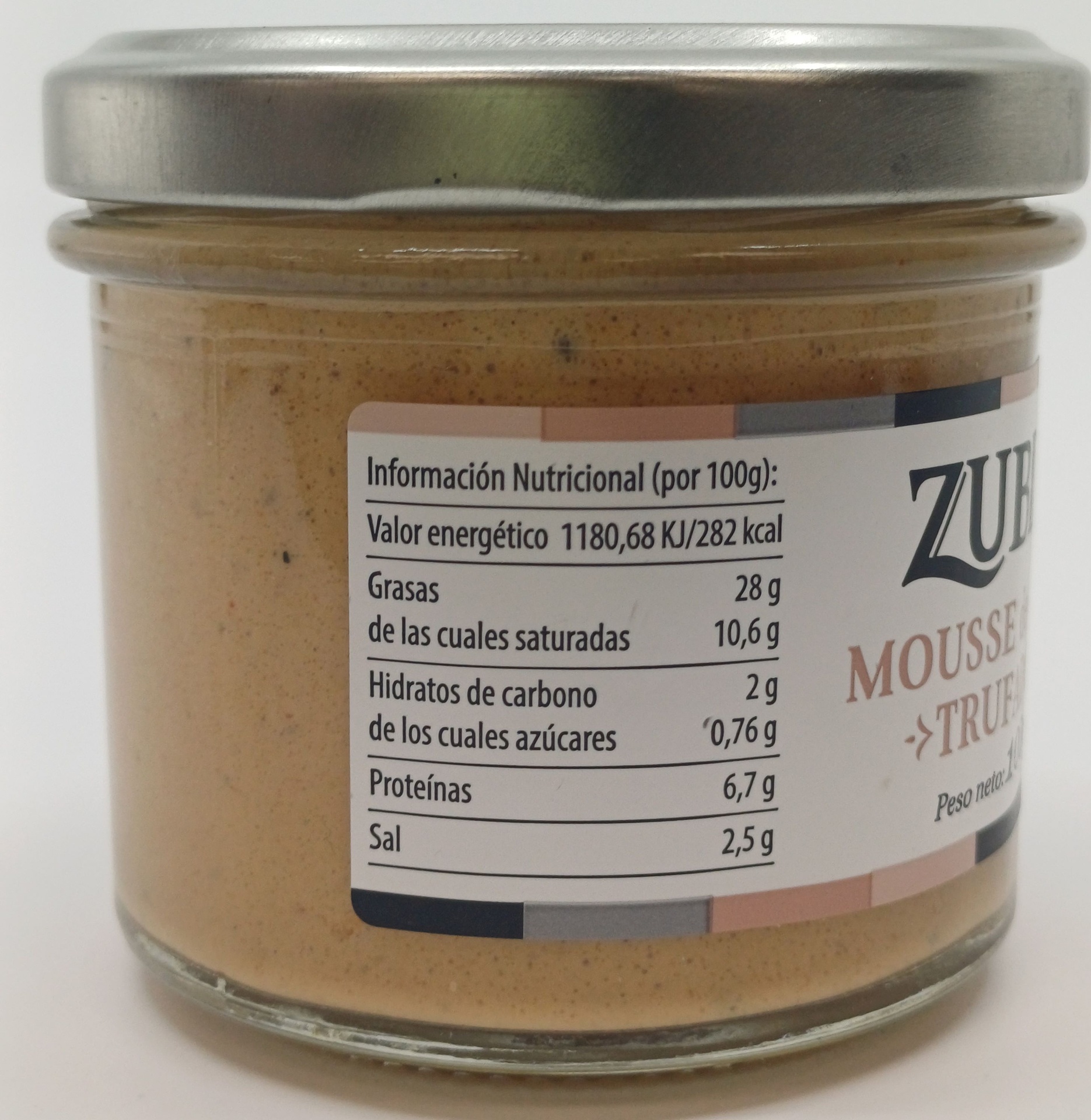 TARRO MOUSSE DE HIGADO DE OCA TRUFADO ZUBIA - 100g.