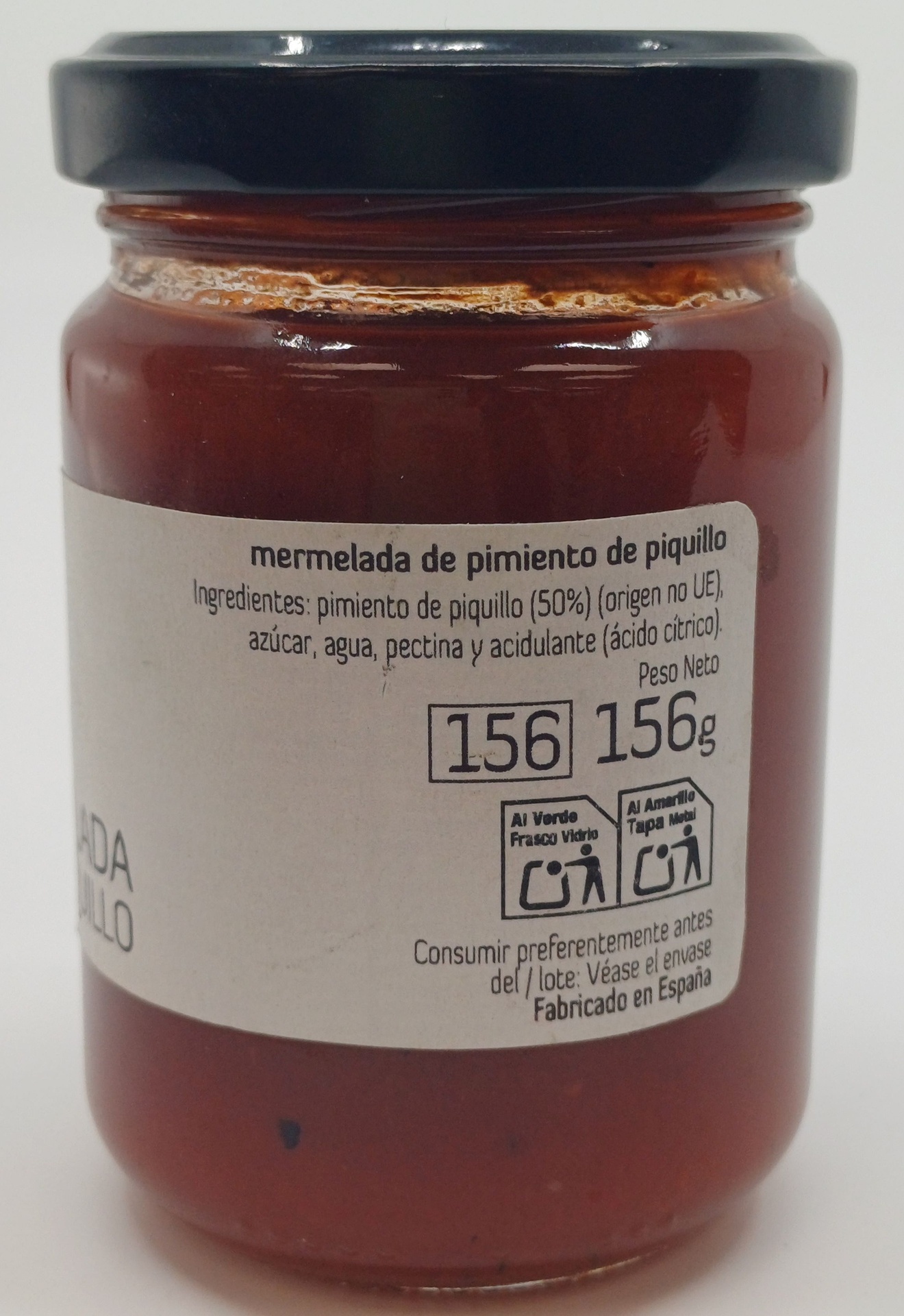 Mermelada Pimiento de Piquillo 156g Neto ALMANAQUE (Maridaje Quesos y Foie)