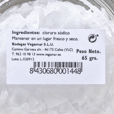 Tarro Escamas Piramidales de Sal Marina 65 g PECCATA MINUTA