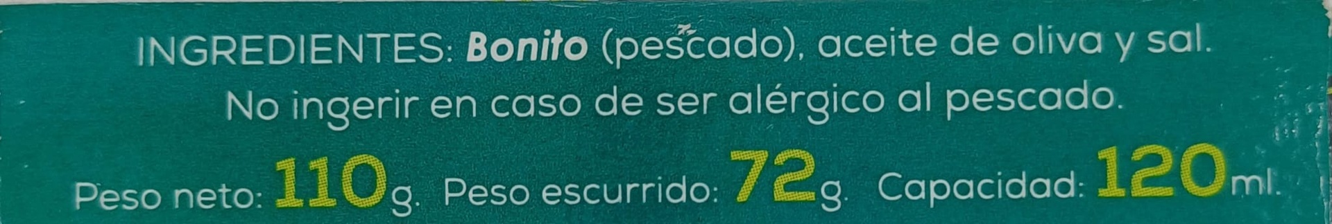 Lata Bonito del Norte en Aceite de Oliva OL-120 RIA DE SANTOÑA