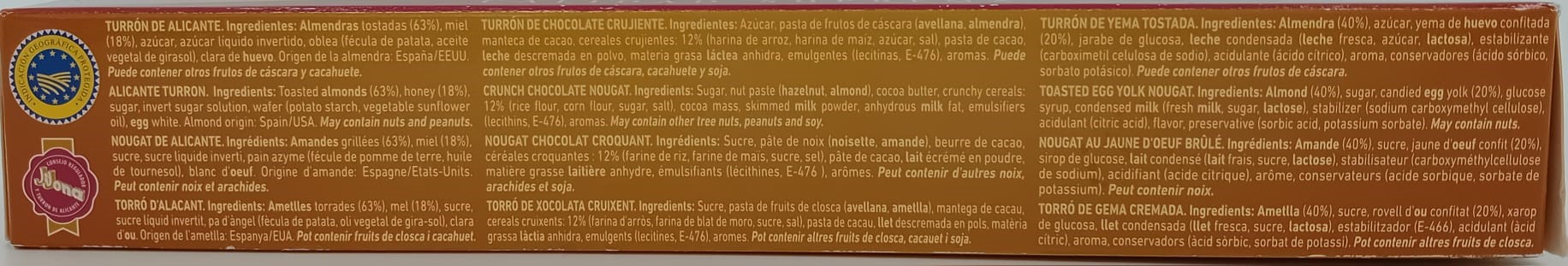 Surtido Mini Turrones Calidad Suprema 150g ANTIU XIXONA