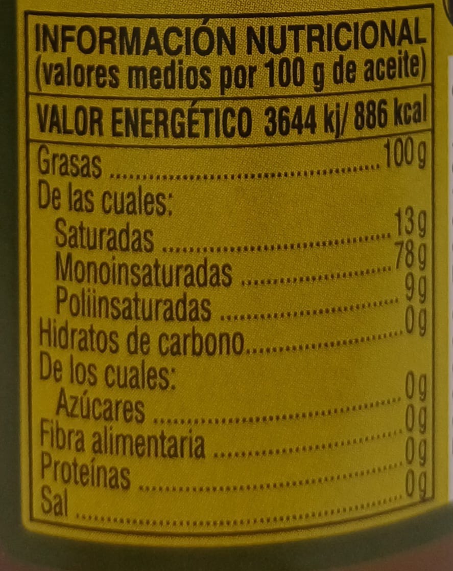 Aceite de Oliva Virgen Extra 250ml IZNAOLIVA