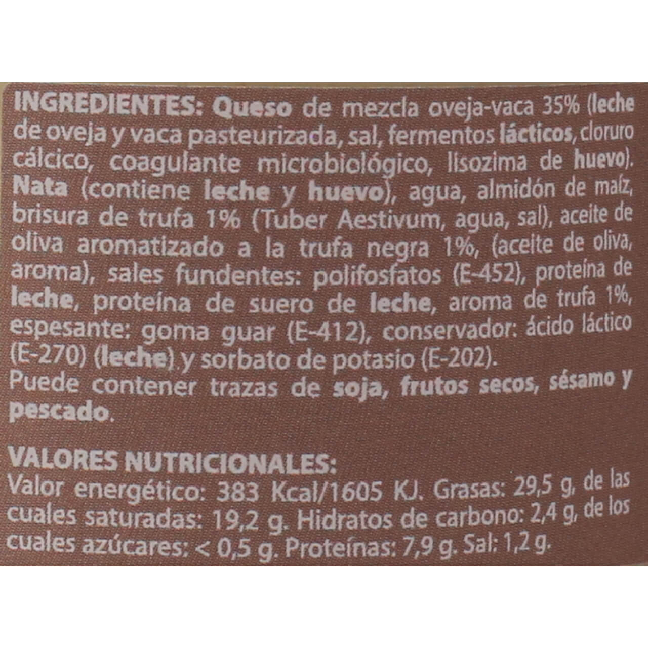 CREMA DE QUESO CON TRUFA LA QUESERIA DE ANNA - 100g.