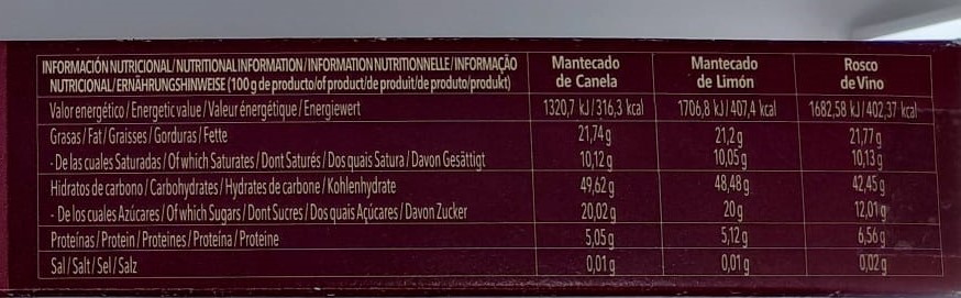 Surtido Mantecados Reyes Magos Sin Gluten 170g LA FAMA