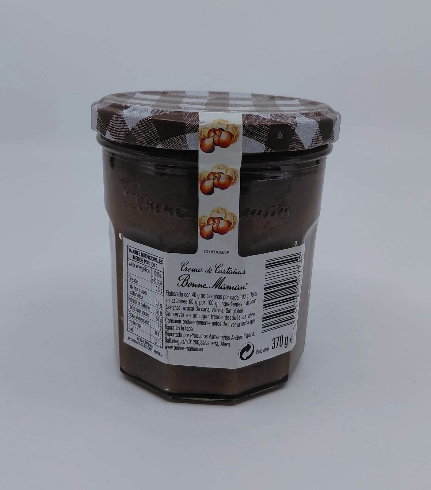 Tarro Crema de Castañas 370g Neto BONNE MAMAN