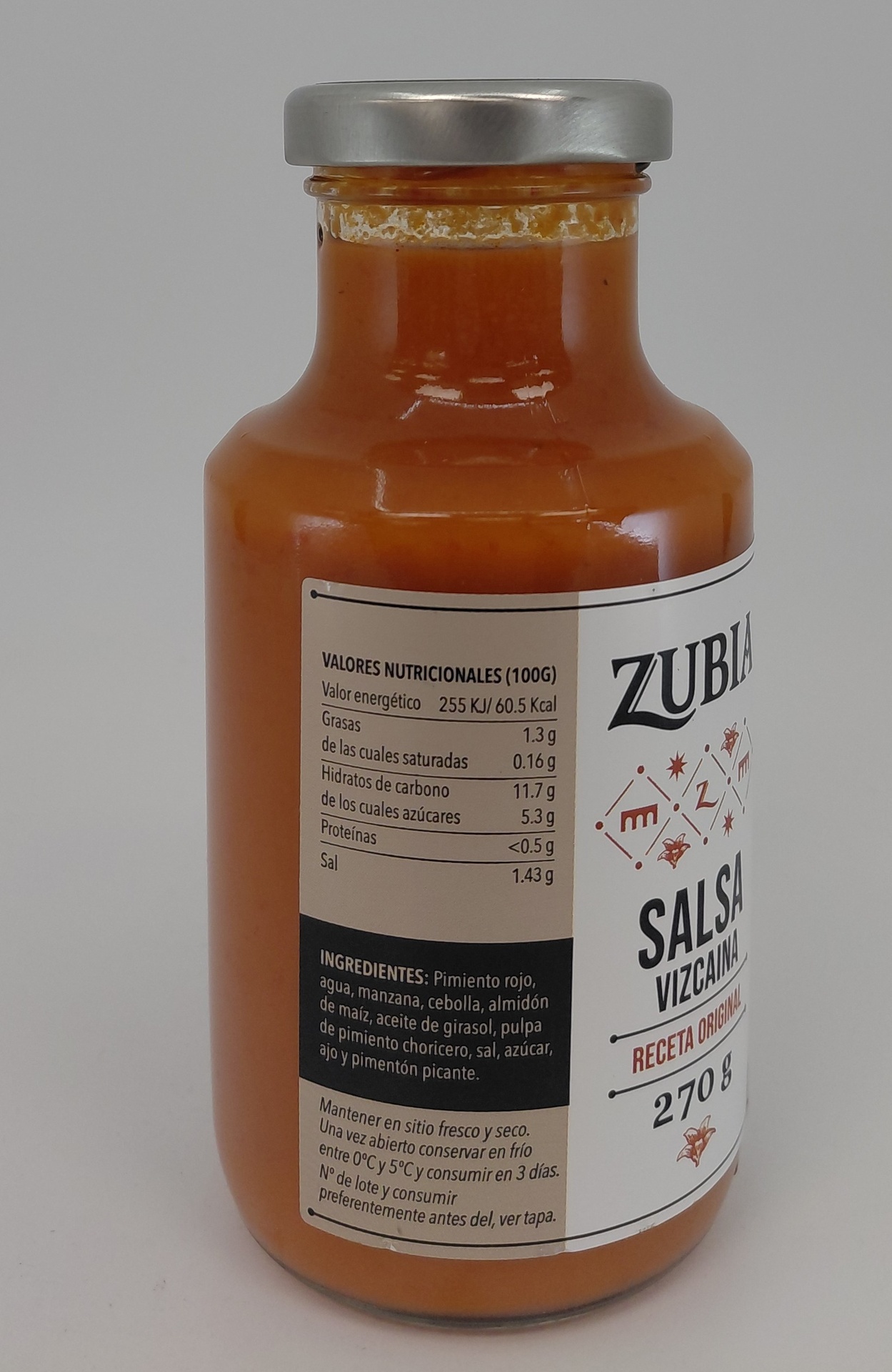 Salsa Viscaína  Receta Original 270g ZUBIA