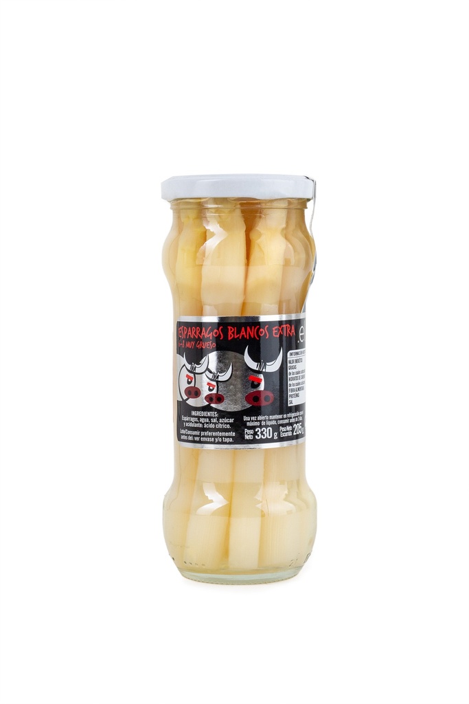 TARRO ESPÁRRAGOS D.O. NAVARRA 1/2 KG (330 G NETO) 6/8 EL ENCIERRO