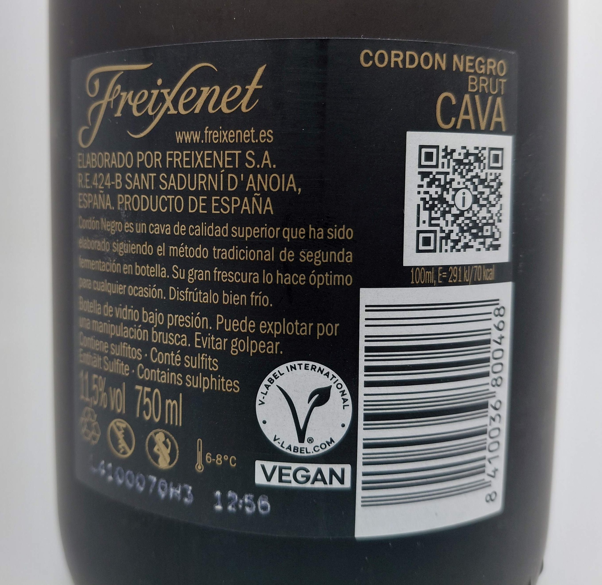 Cava Freixenet CORDON NEGRO Brut Gran Seleccion