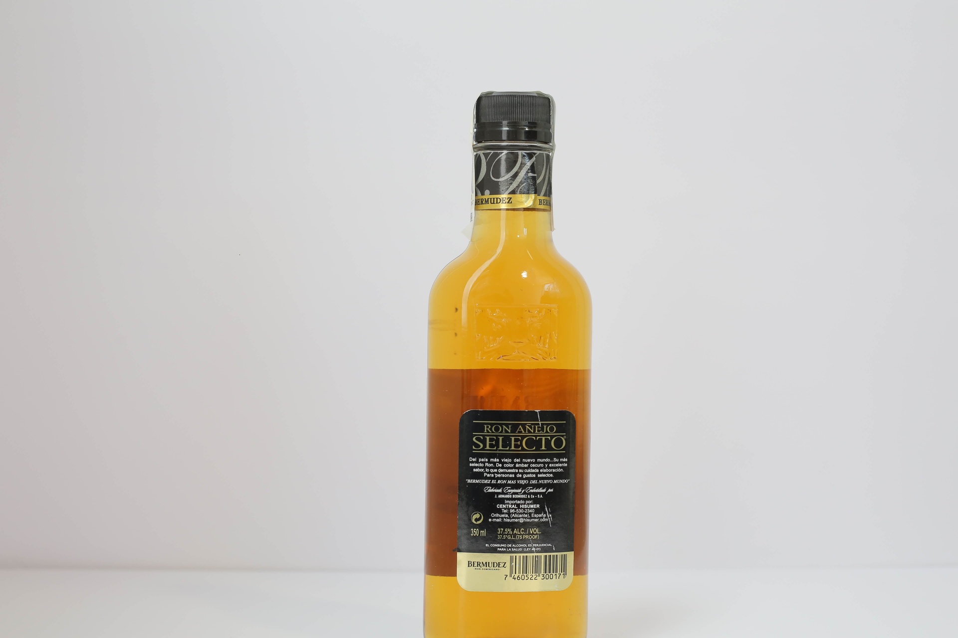 RON AÑEJO SELECTO BERMÚDEZ 7 AÑOS 35Cl.