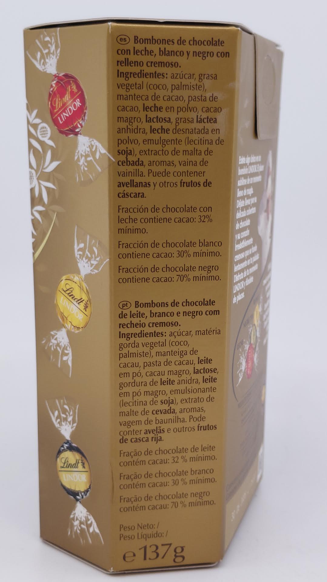 Bombones Surtidos 200g LINDOR de Lindt
