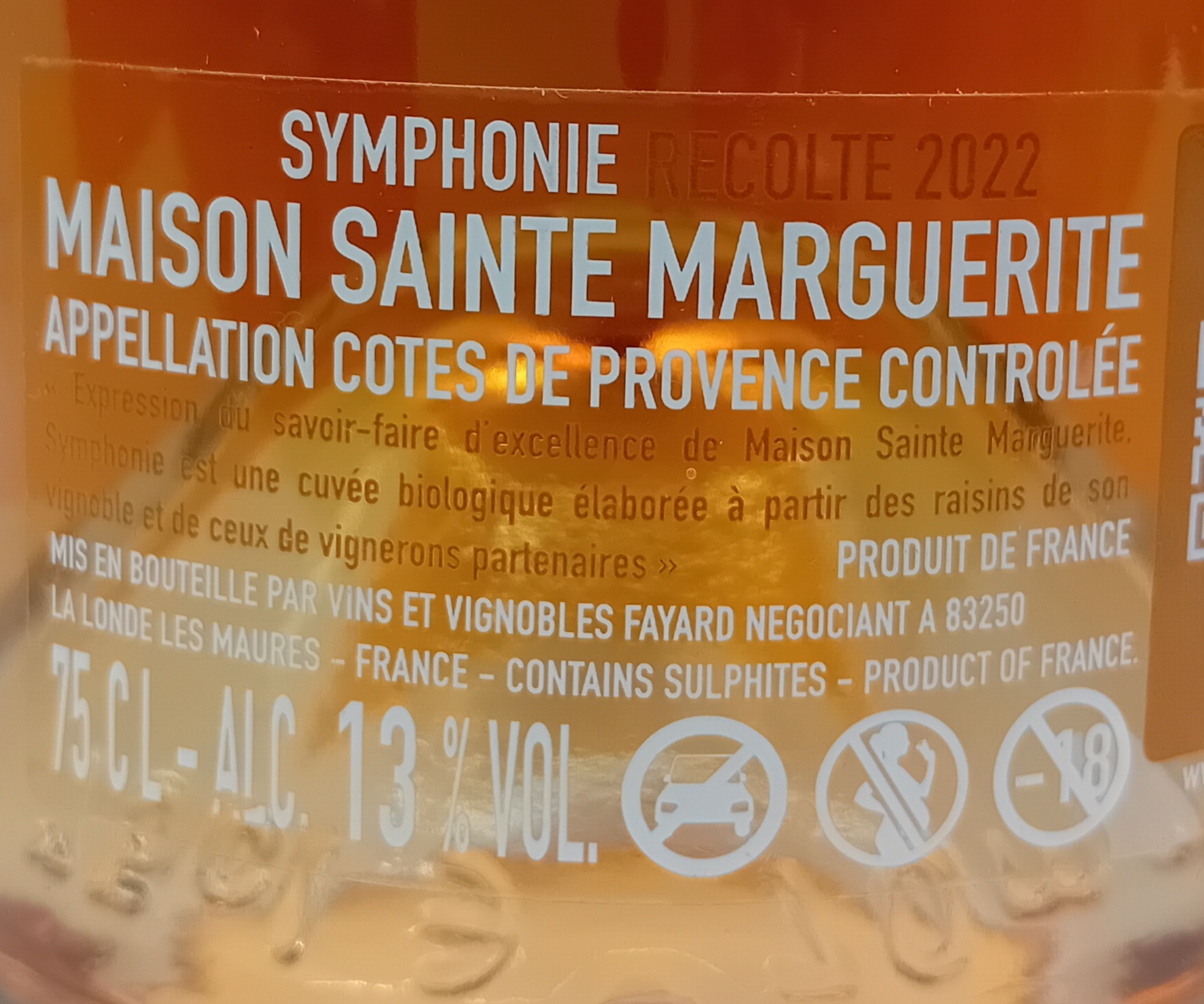 Vino Rosé Maison Sainte Marguerite SYMPHONIE
