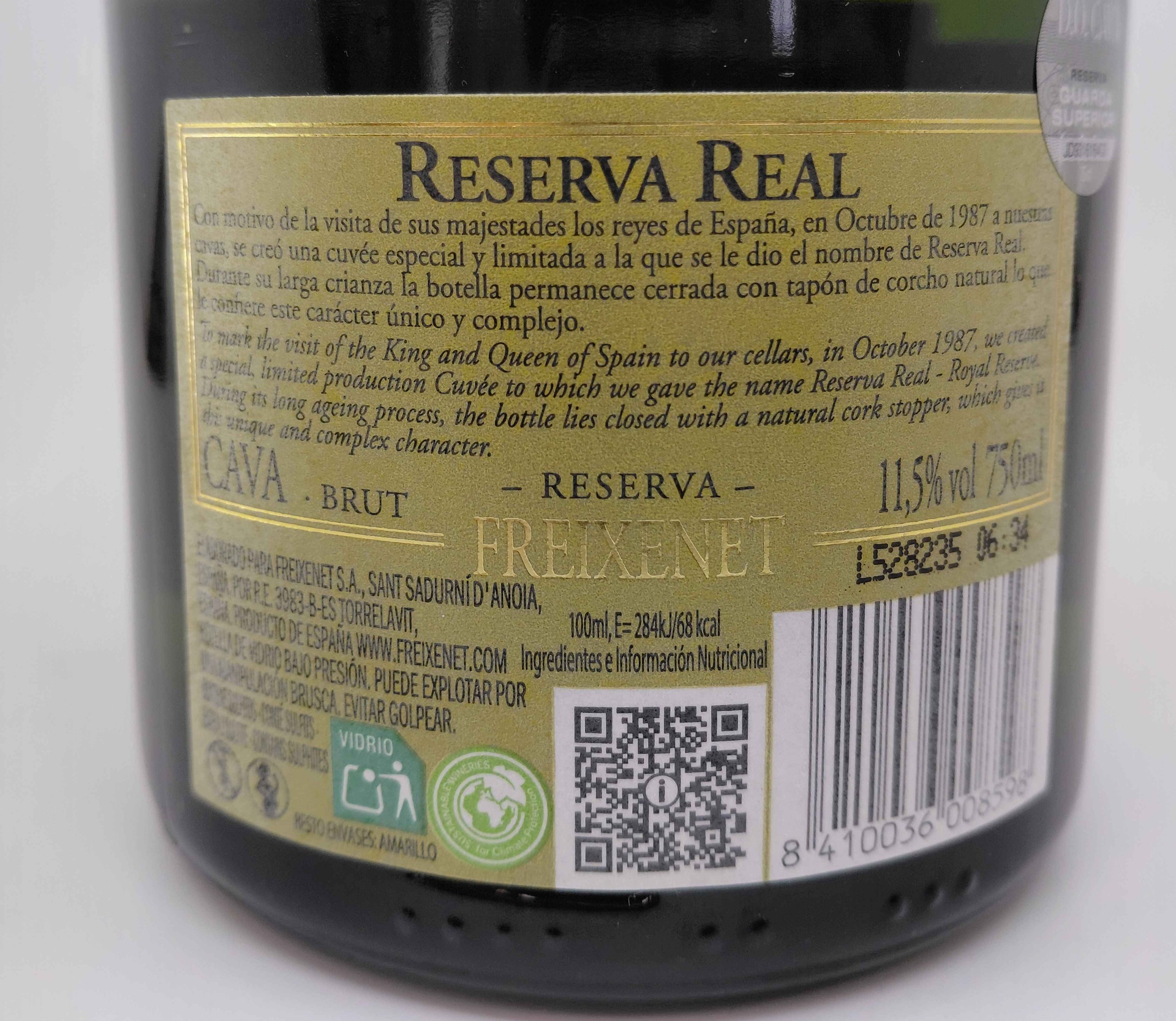 Cava FREIXENET RESERVA REAL Brut Reserva Cuvée de Prestige