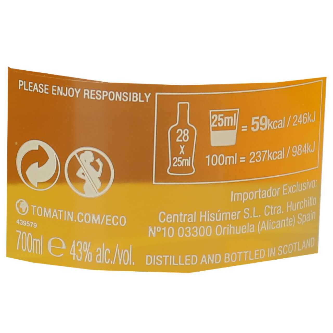 Whisky TOMATIN LEGACY Highland Single Malt 70 cl Estuchado (Mejor Whisky del Mundo 99/100 IWSC