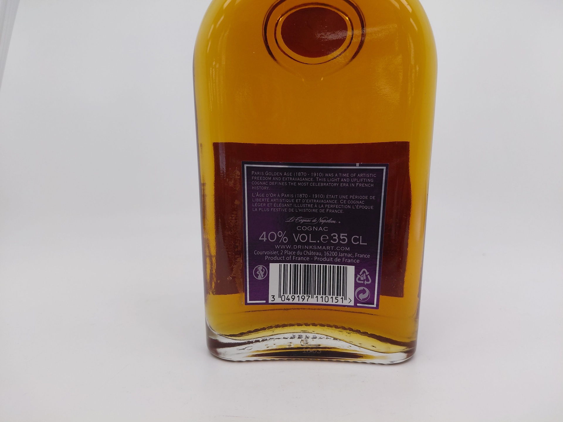 COGNAC FRANCES COURVOISIER V.S 35CL
