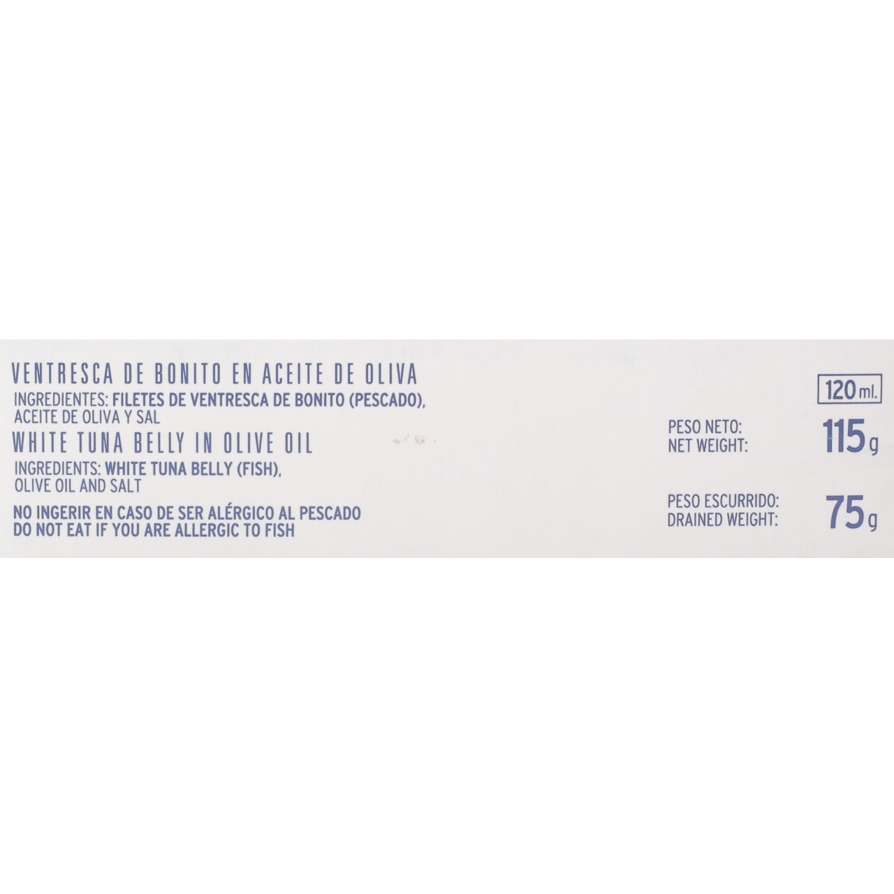 Lata Ventresca de Bonito del Norte de Costera OL-120 HERENCIA DEL MAR Gourmet