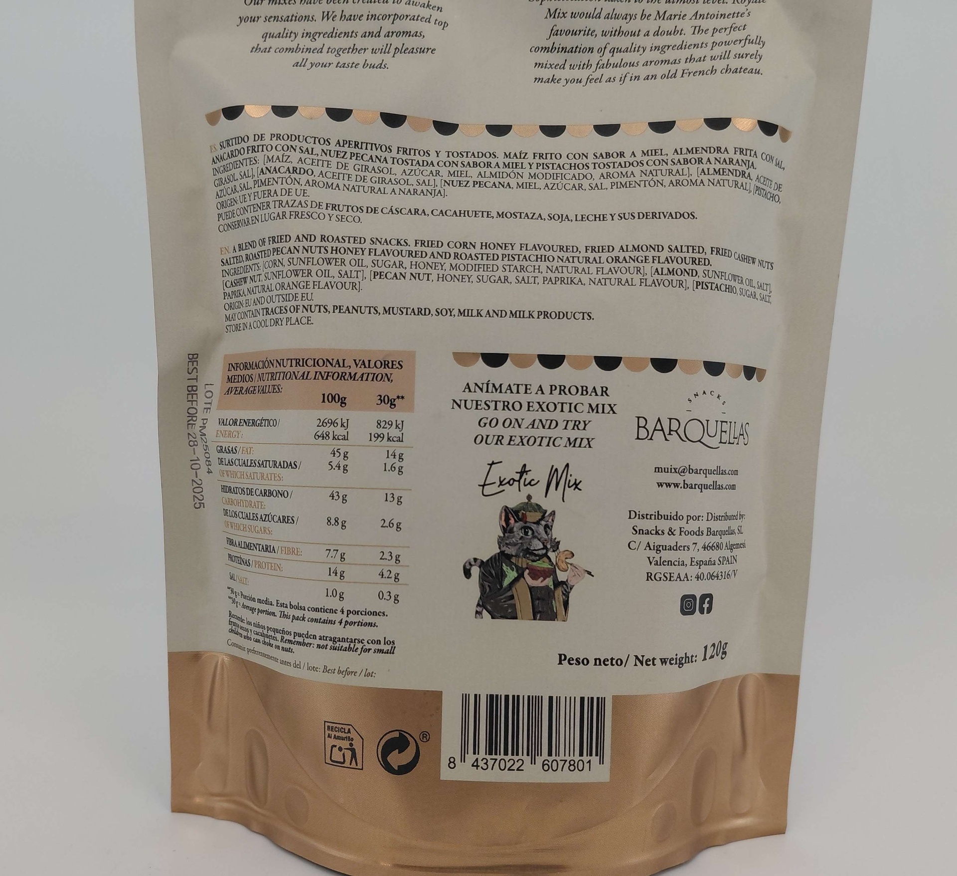 Surtido de Aperitivos Royale Mix 120 g MUÏX