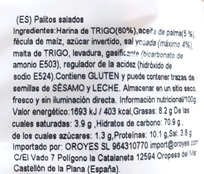Sticks Salados 40 g CROCO