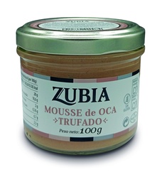 [8MOZ1] TARRO MOUSSE DE HIGADO DE OCA TRUFADO ZUBIA - 100g.