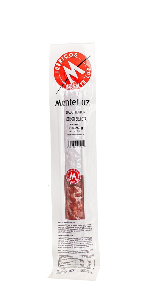 SALCHICHON IBERICO DE BELLOTA 250G APROX MONTELUZ