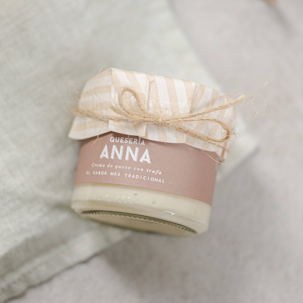 CREMA DE QUESO CON TRUFA LA QUESERIA DE ANNA - 100g.