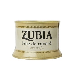 [8FCTZ13] LATA CAMPANA FOIE DE CANARD CON TRUFA 130 G ZUBIA