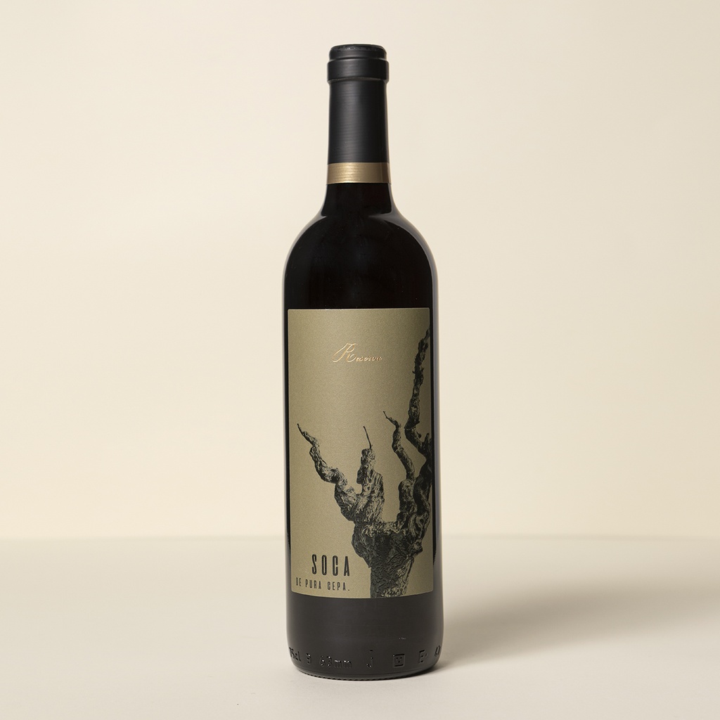 VINO TINTO SOCA RESERVA DE PURA CEPA D.O. LA MANCHA