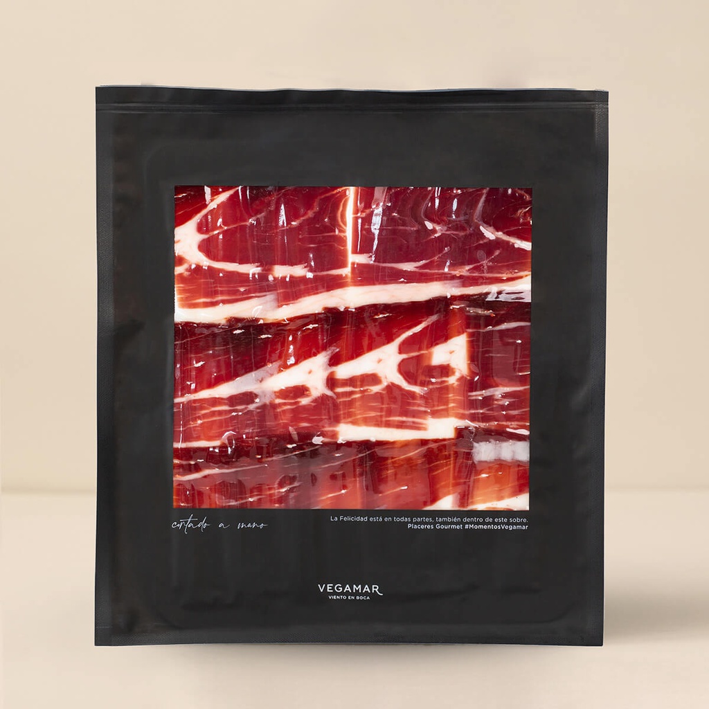 Plato Jamón Cebo de Campo 100% Ibérico Cortado a Cuchillo 90g VEGAMAR (Salamanca)