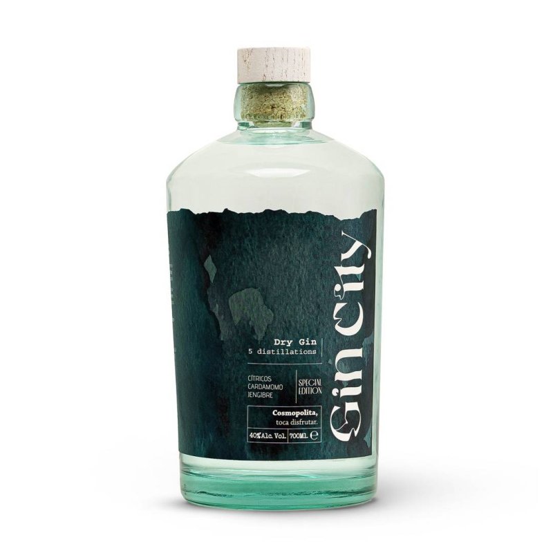 BOTELLA GINEBRA PREMIUM GINCITY VALENCIA 70CL "NEW EDITION"