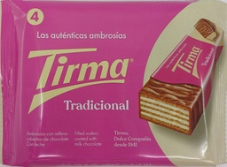 [7ACLT5] PACK 4 UNIDADES AMBROSIAS DE CHOCOLATE CON LECHE TIRMA