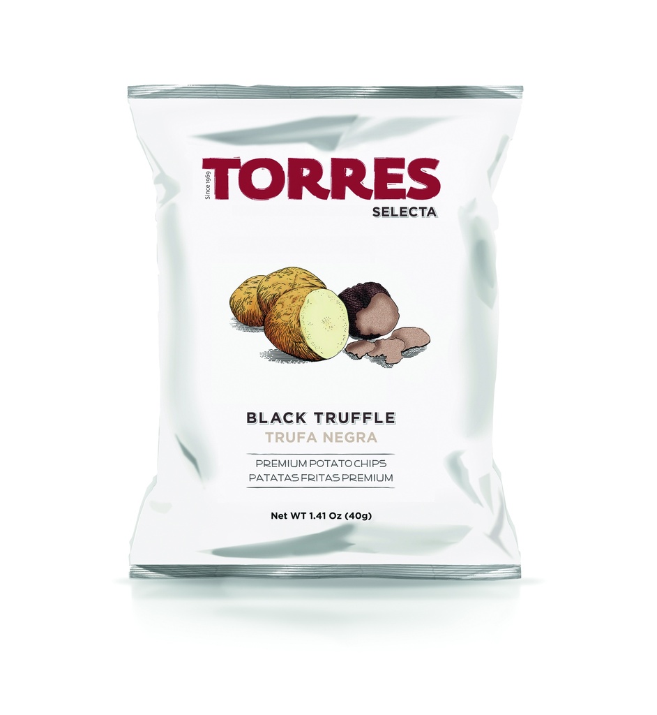 BOLSA PATATAS FRITAS PREMIUM CON TRUFA NEGRA TORRES SELECTA