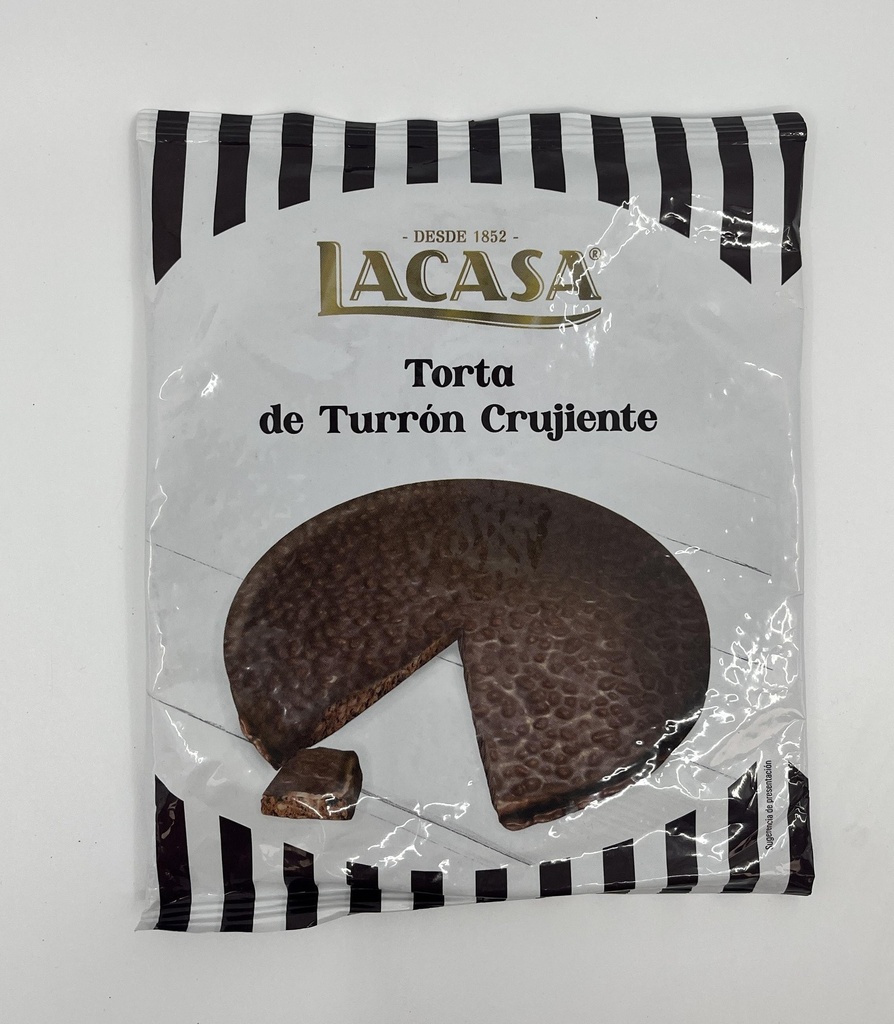 TORTA DE TURRON CRUJIENTE LA CASA 125G