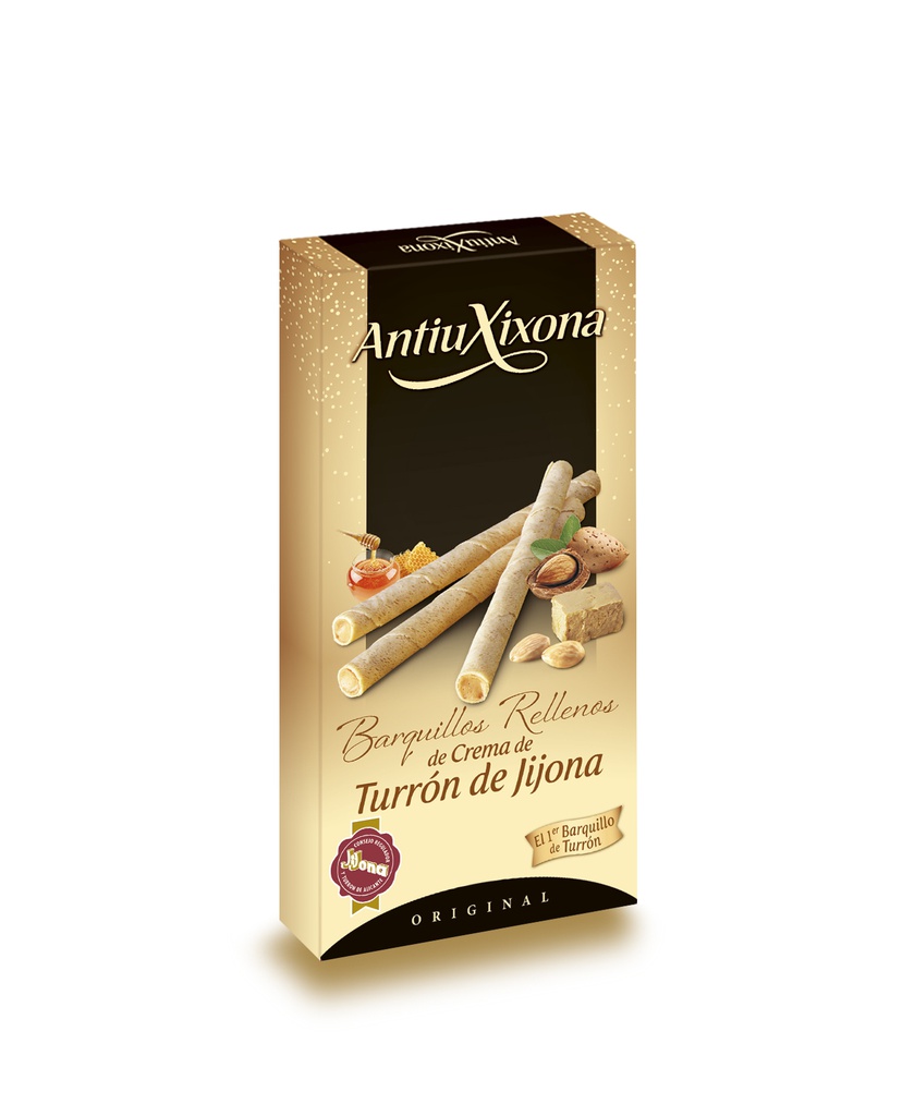BARQUILLOS RELLENOS DE CREMA DE TURRON DE JIJONA ANTIU XIXONA 75G