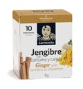 Estuche 10 Infusiones Jengibre con cúrcuma y canela de CARMENCITA