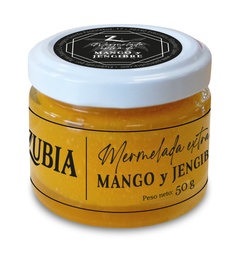 [8MMJ5] TARRO MERMELADA MARIDAJE DE MANGO CON JENGIBRE ZUBIA 50G NETO