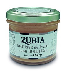 [8MPZ1] TARRO MOUSSSE DE HIGADO DE PATO CON BOLETUS ZUBIA 100G