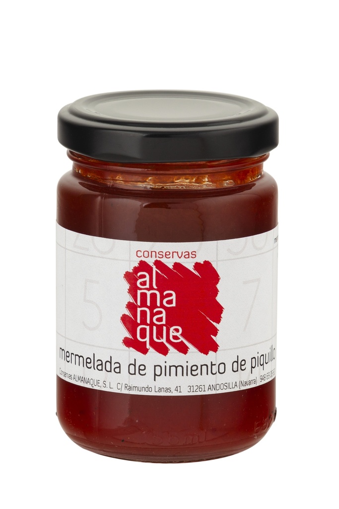 MERMELADA PIMIENTO DE PIQUILLO ALMANAQUE (MARIDAJE QUESOS Y FOIE) 156G NETO