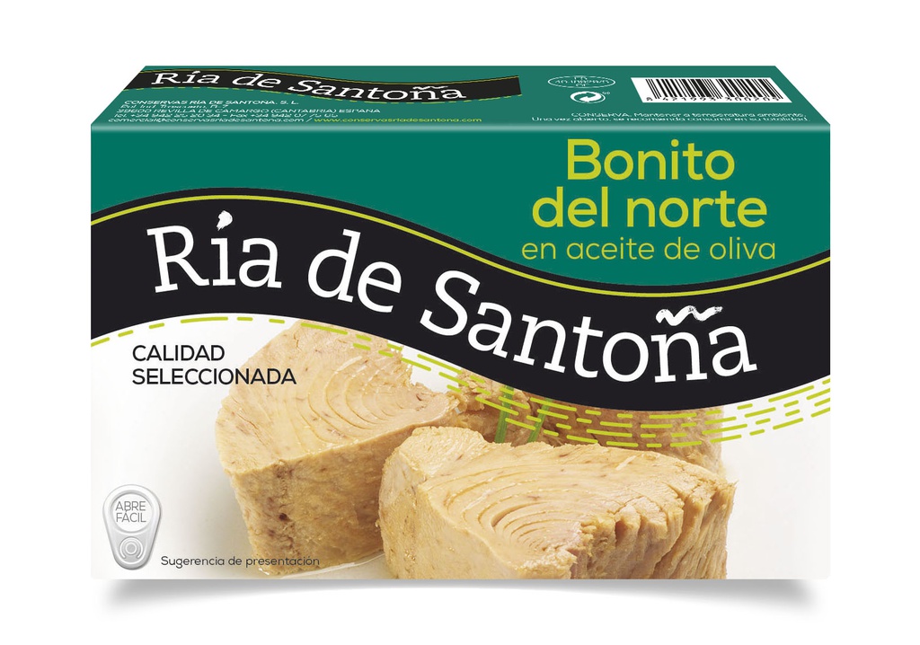 LATA BONITO DEL NORTE EN ACEITE DE OLIVA OL - 120 RIA DE SANTOÑA
