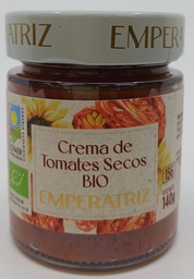 [8CTE1] TARRO CREMA DE TOMATES SECOS BIO 140G NETO EMPERATRIZ