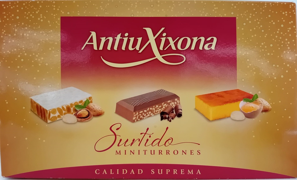 SURTIDO MINI TURRONES CALIDAD SUPREMA ANTIU XIXONA 150G