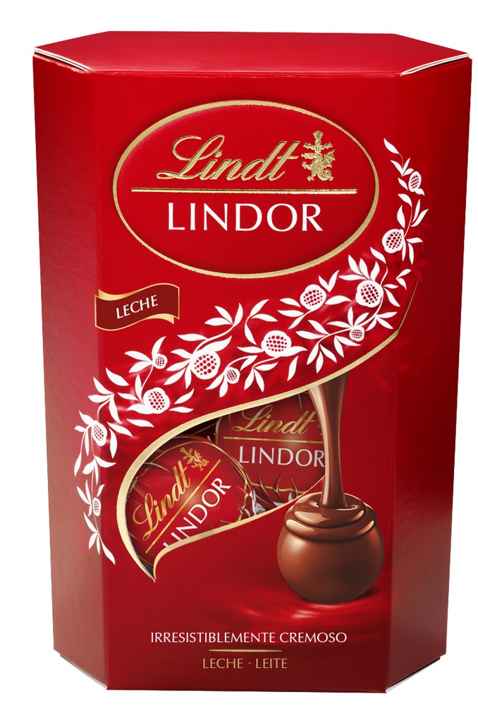BOMBONES CHOCOLATE CON LECHE LINDOR DE LINDT 75G