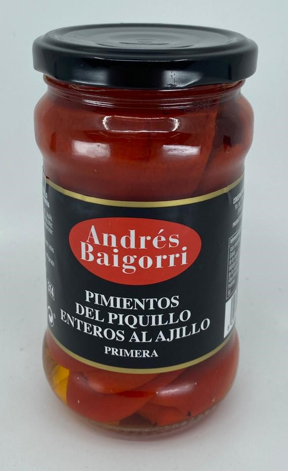 TARRO PIMIENTOS DEL PIQUILLO 290G NETO ANDRES BAIGORRI