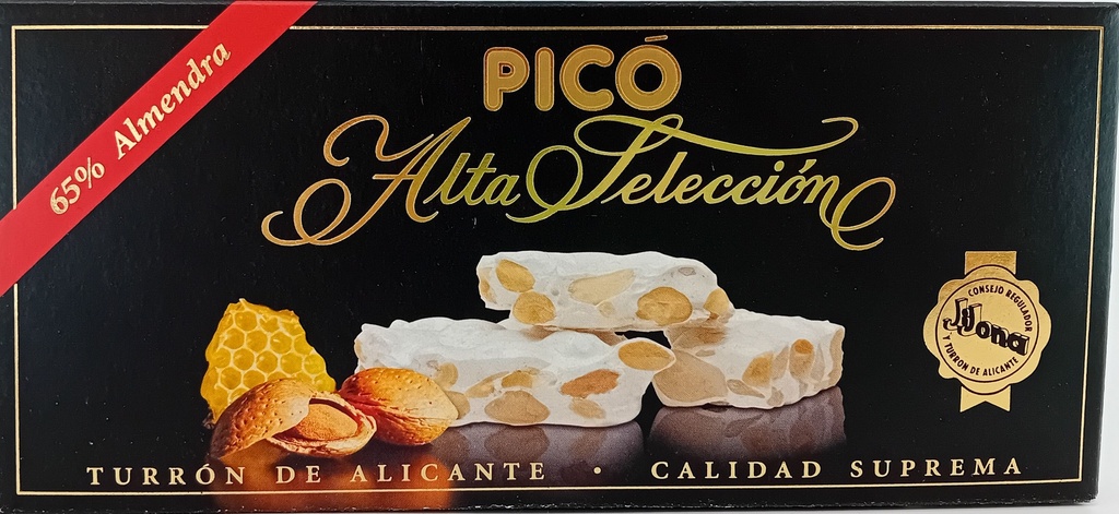 TURRON ALICANTE ALTA SELECCION 65% ALMENDRA PICO D.OJIJONA 150G