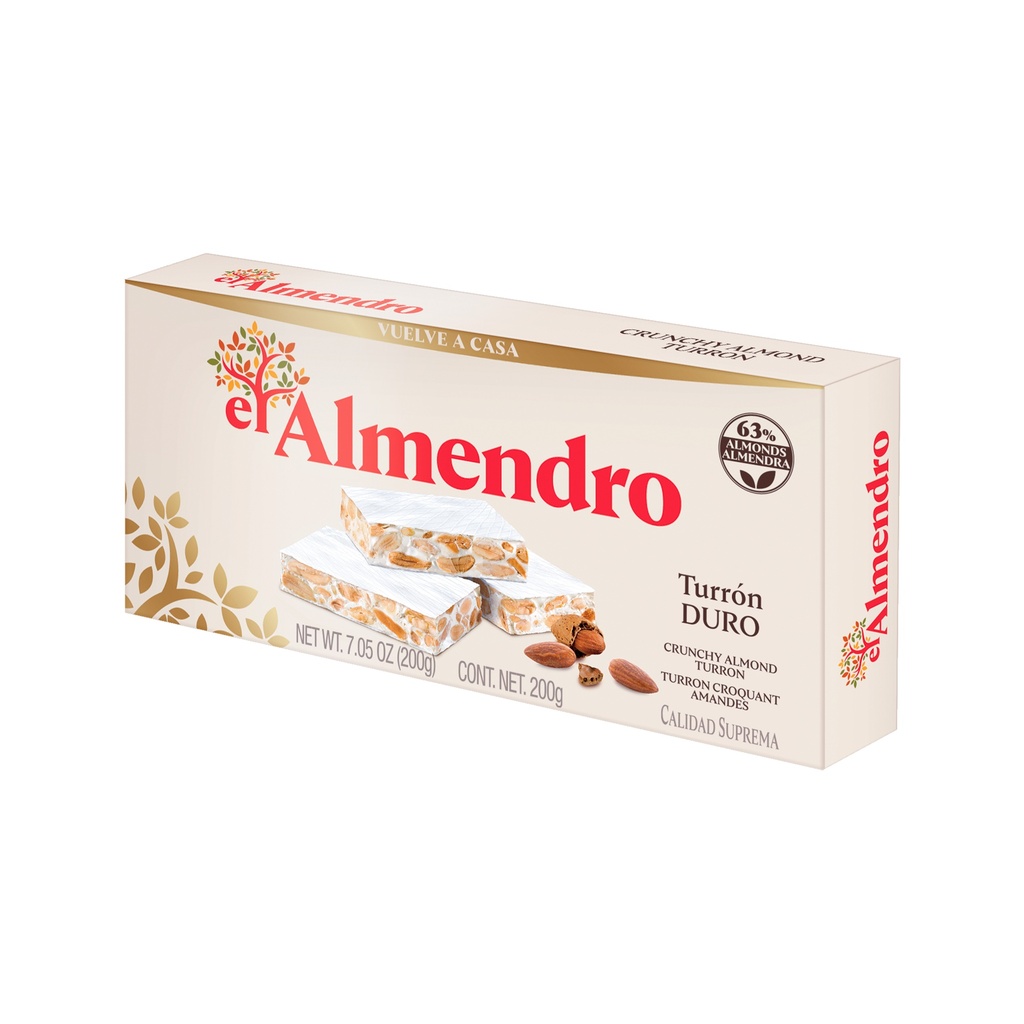 TURRON DURO CALIDAD SUPREMA EL ALMENDRO 150G