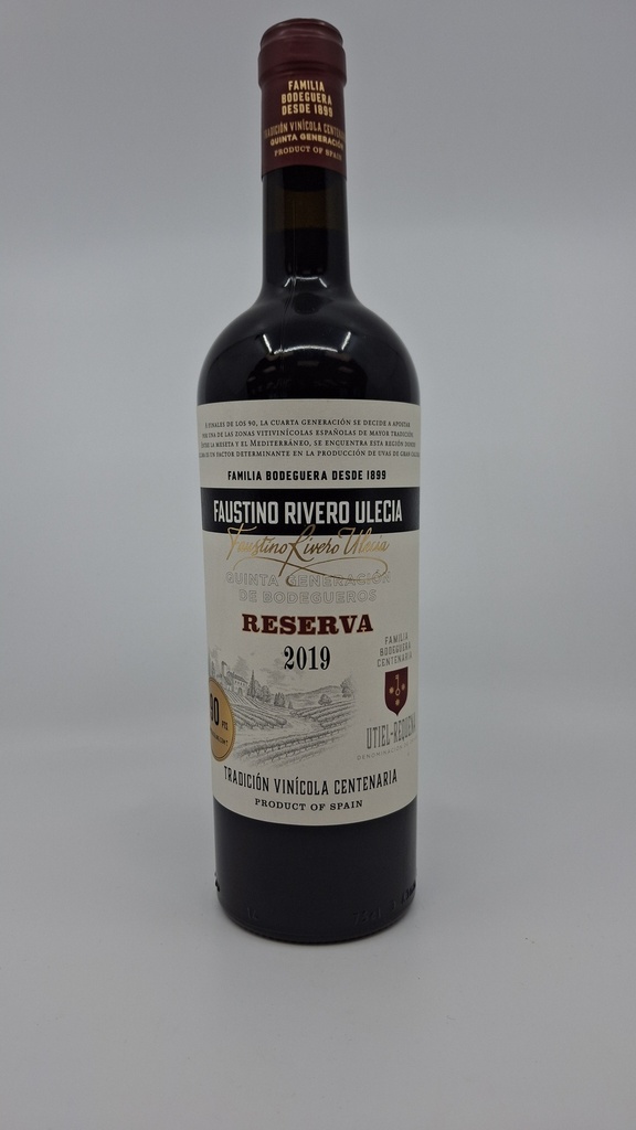 VINO TINTO D.O. UTIEL REQUENA FAUSTINO RIVERO RESERVA