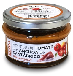 [8MTA13] TARRO MOUSSE DE TOMATE CON ANCHOA DEL CANTABRICO 130G ZUBIA
