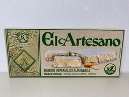 [6IVA2] TURRON VEGANO IMPERIAL DE ALMENDRAS CALIDAD SUPREMA EL ARTESANO 150G
