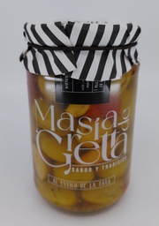 [8AYMG] Tarro Aceitunas Aliñadas al Estilo de la Yaya 350g Neto MASÍA DE GRETTA