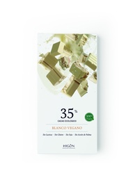 [7CBH7] TABLETA CHOCOLATE BLANCO VEGANO 35% CACAO ECOLOGICO 70G HIGON